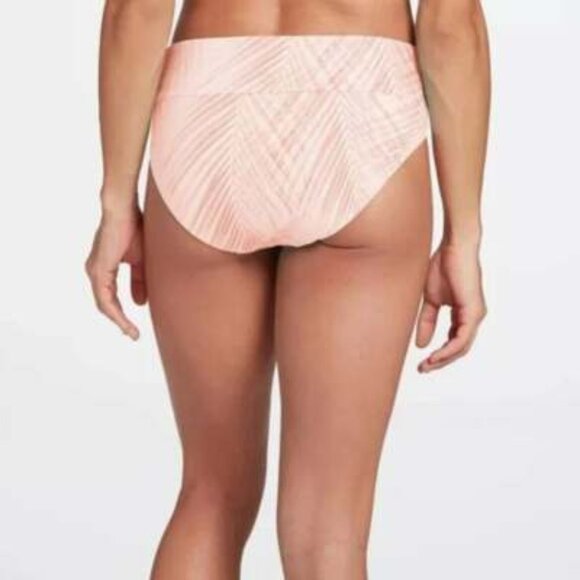 CALIA by Carrie Underwood Tie Front Crop Long Sleeve Rash Guard Bikini Wide Set - Picture 10 of 12